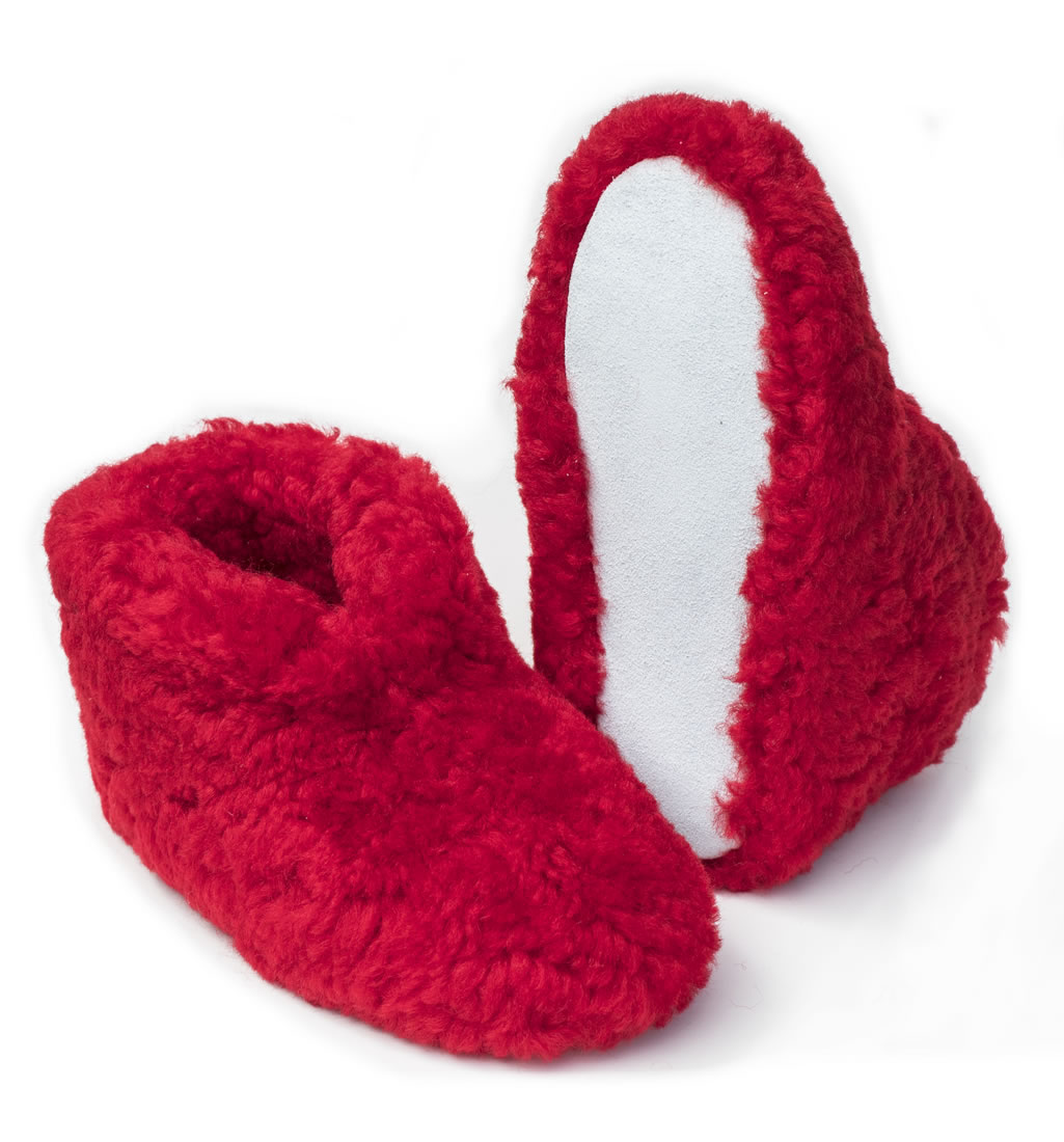 women's sheepskin ankle slippers